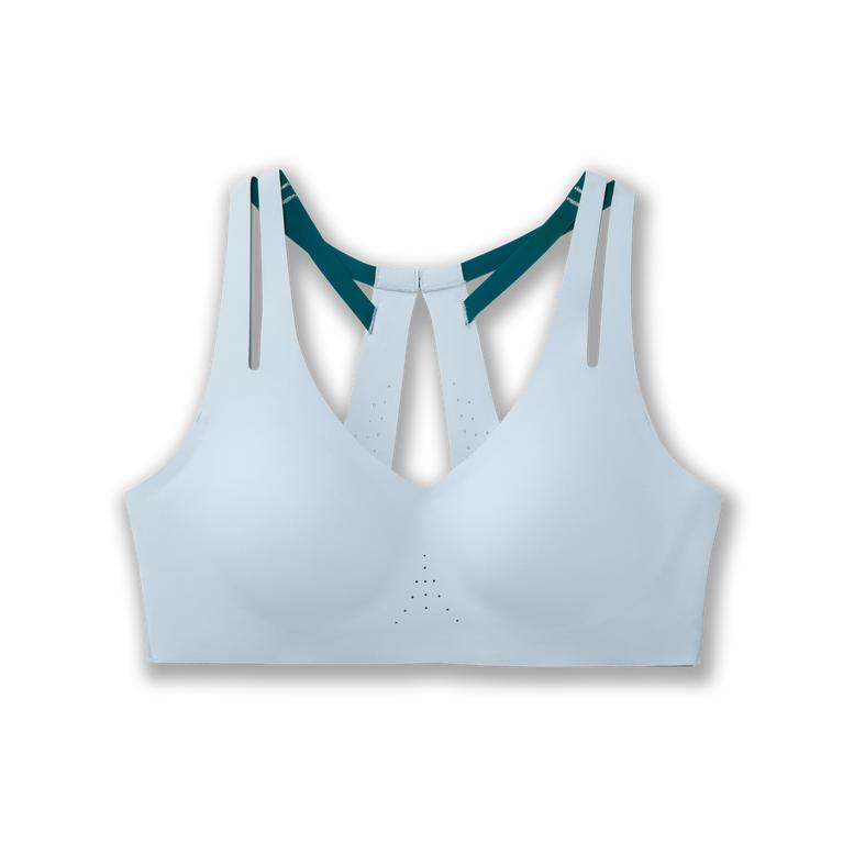 Brooks Women's DARE STRAPPY Sports Bras - Arctic/PaleTurquoise - Canada (SWKZR-8156)